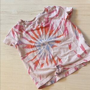 GAP Kids Spiral Tie-Dye Tee - Pink, Orange, Blue